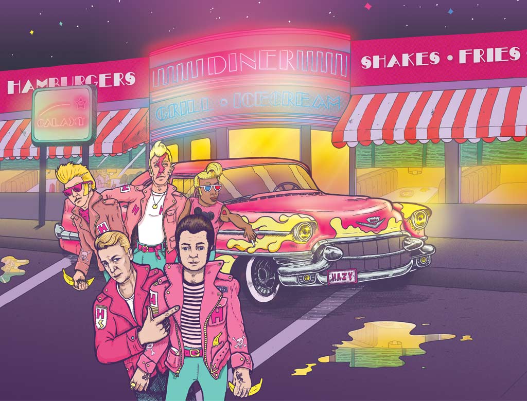 Louie Louie (Canada) HHAAZZEEBBOIIZZ - Craft Beer Illustration