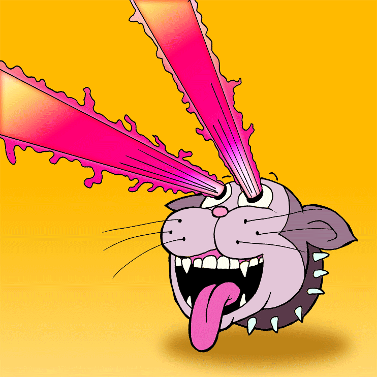 Rock Leopard - Distant Cousin of a MuMu traditional Animation Concept Coloured