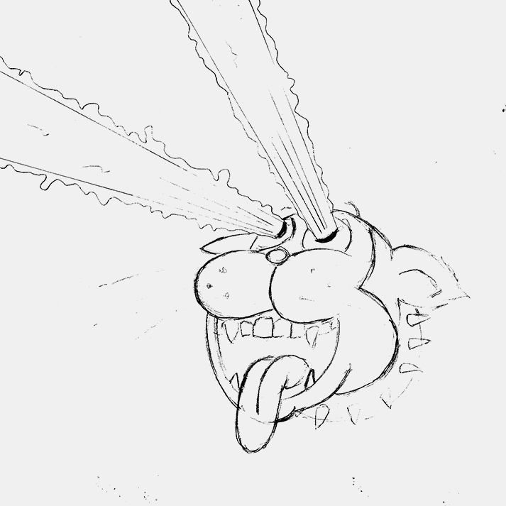 Rock Leopard - Distant Cousin of a MuMu traditional Animation Concept