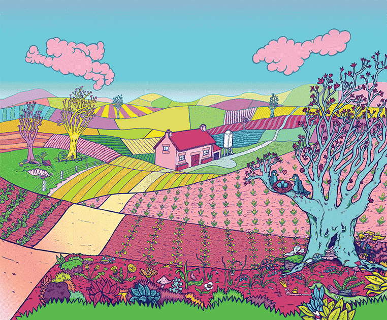 Abbeydale x Siren - Reap a Harvest Stacking Craft Beer Illustration