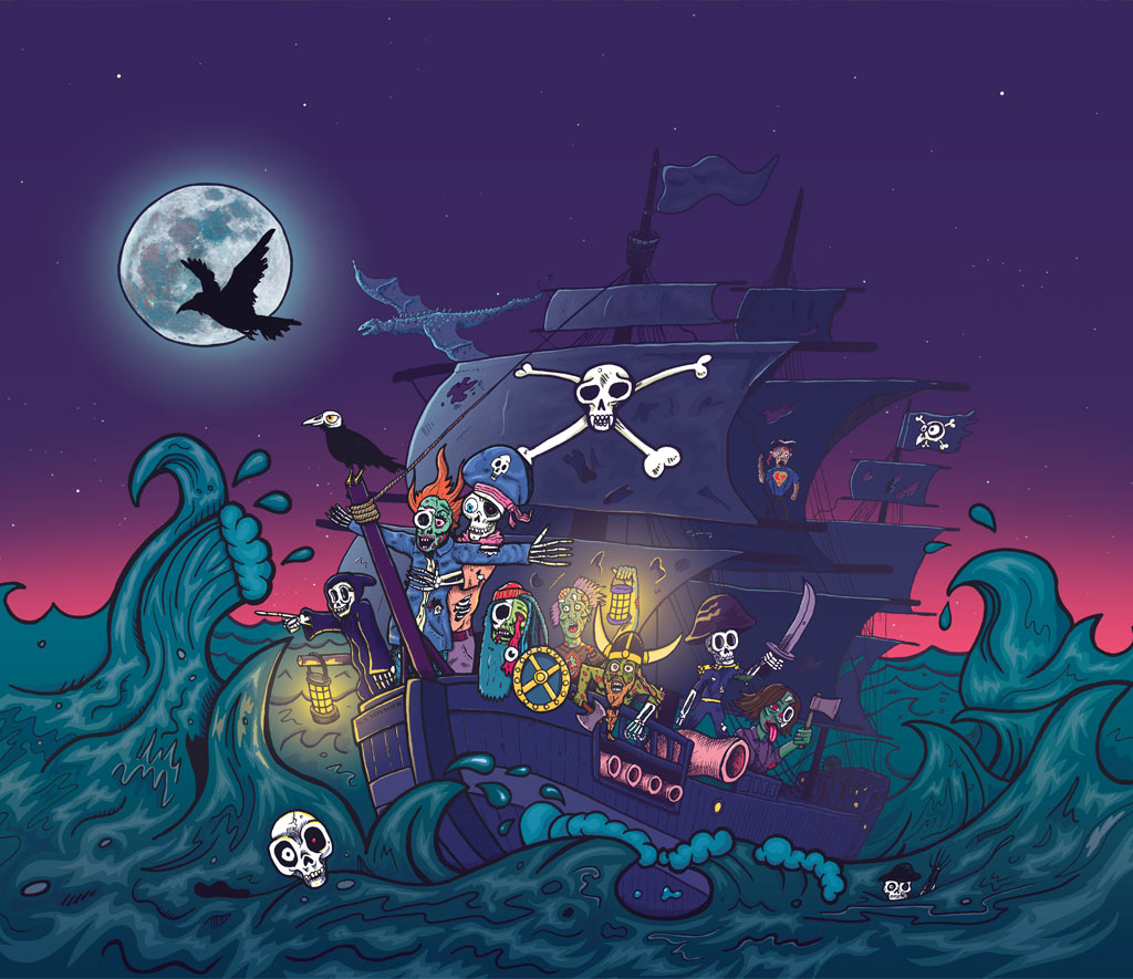 Abbeydale Brewery x Hammerton Brewery - Baltic Up North - Craft Beer Can Illustration