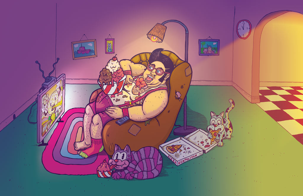 Amundsen Brewery Norway - Triple Scoop - Craft Beer Illustration