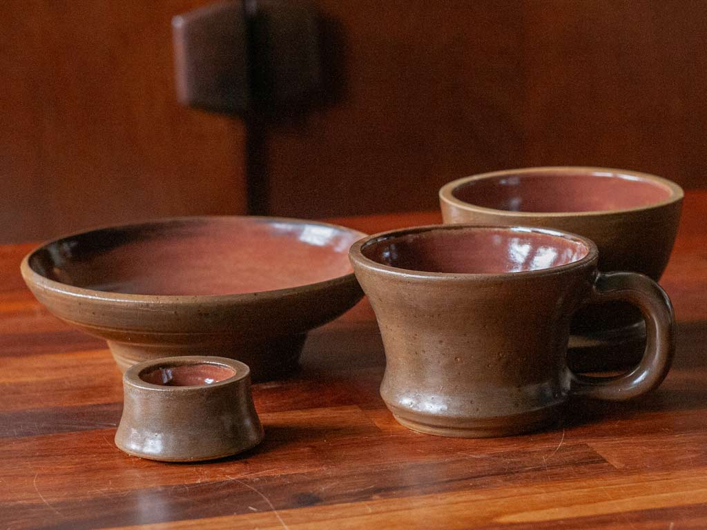 Pottery/ Ceramic Wheel Thrown Breakfast Set