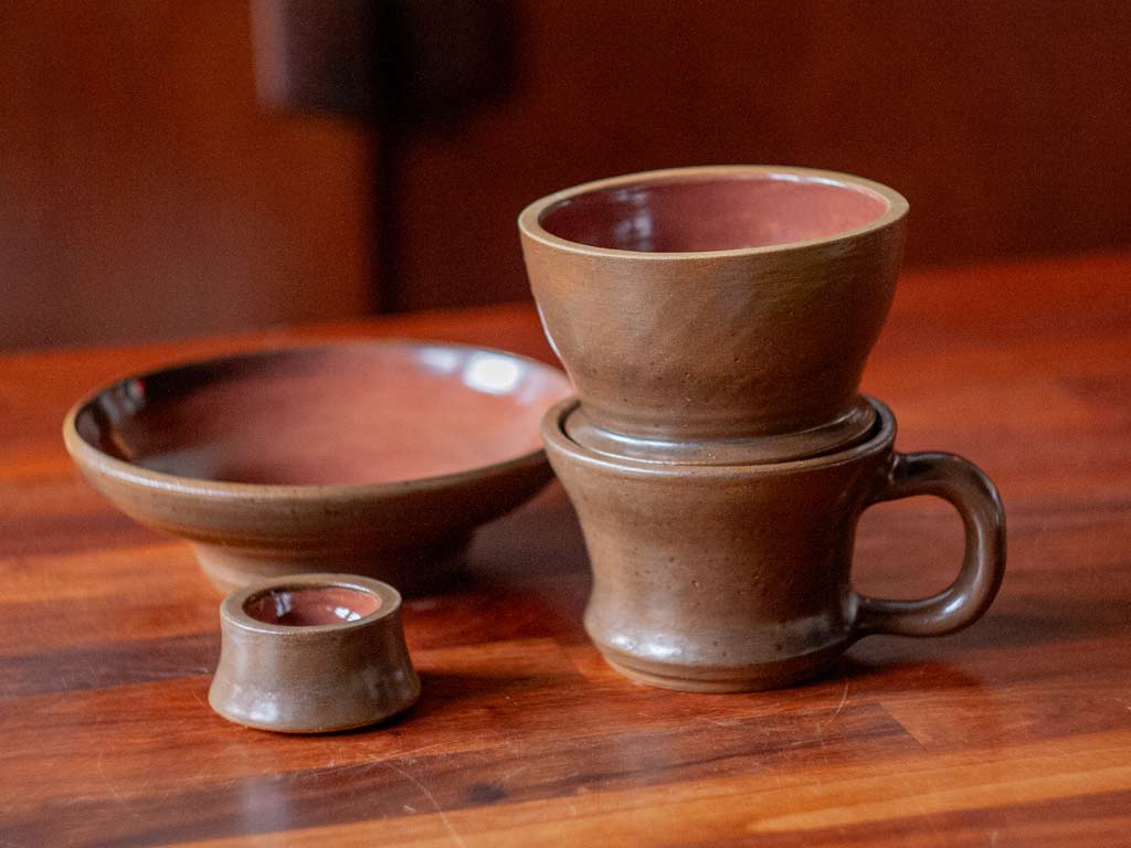 Pottery/ Ceramic Wheel Thrown Breakfast Set