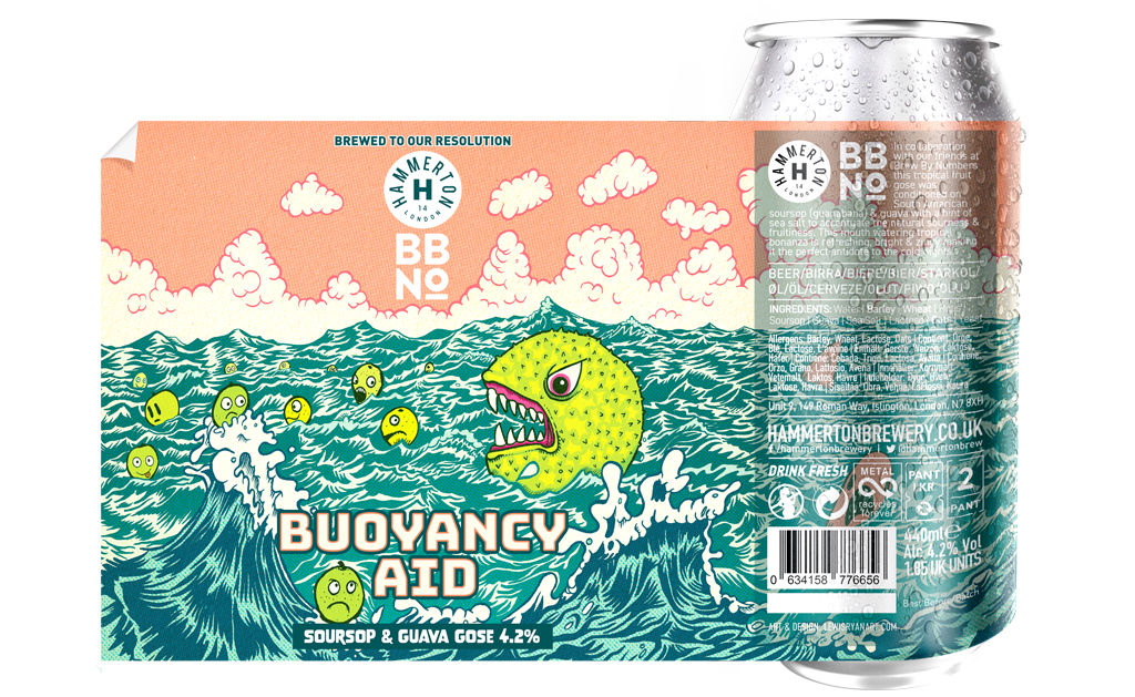 Hamerton Brewery X BBNo - BrewByNumbers - Buoyancy Aid