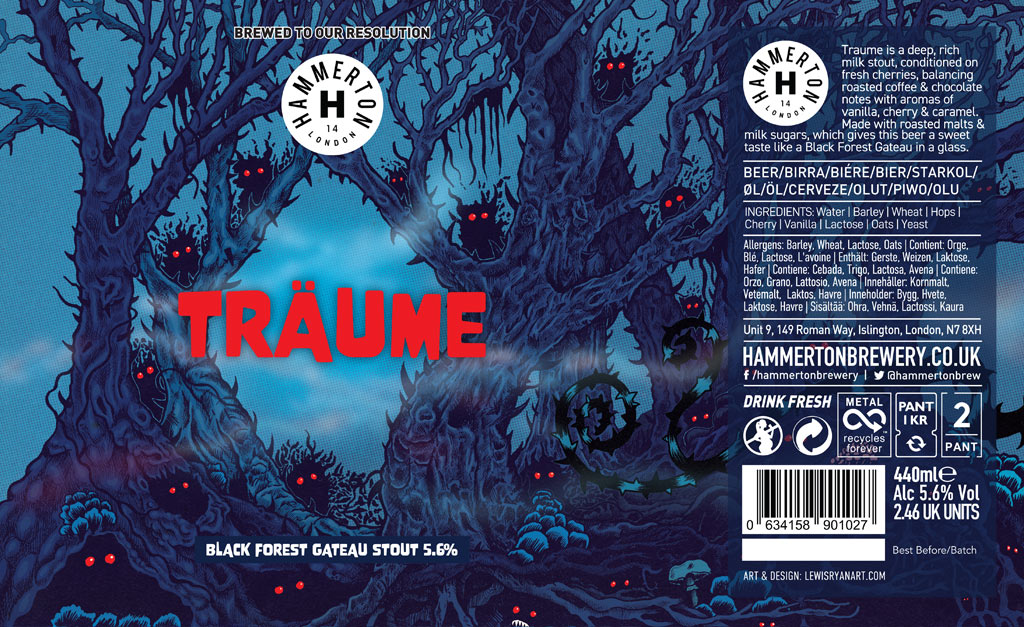 Hammerton Brewery - Träume - Black Forest Gateau Stout
