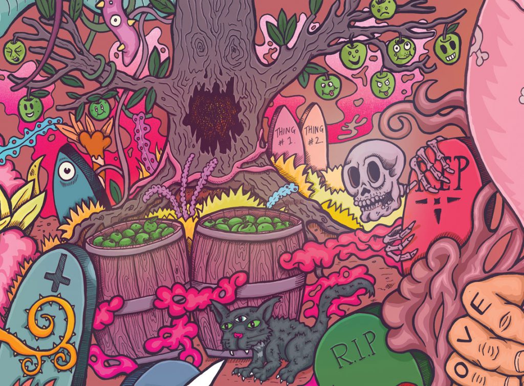 Abbeydale x Origins Fyne Ales - Laid to Rest - Craft Beer Illustration