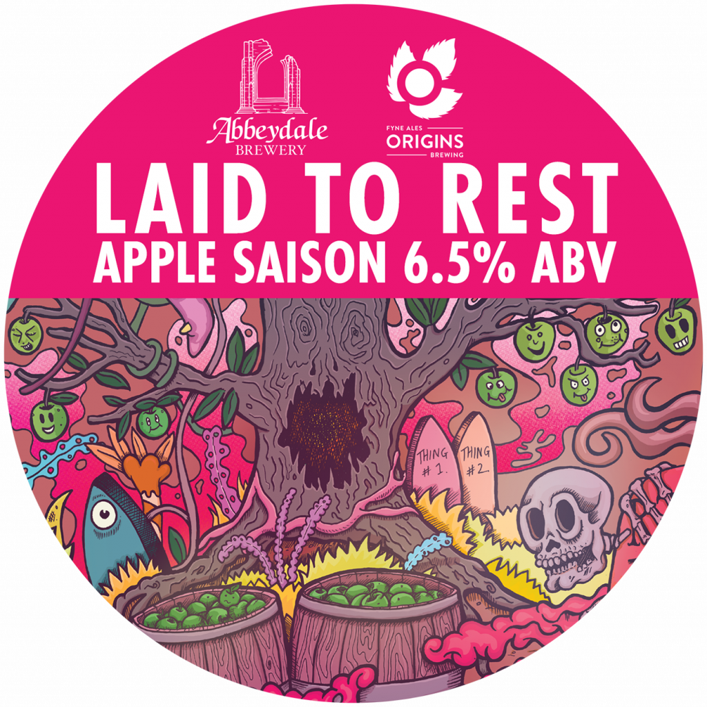 Abbeydale x Origins Fyne Ales - Laid to Rest - Craft Beer Illustration