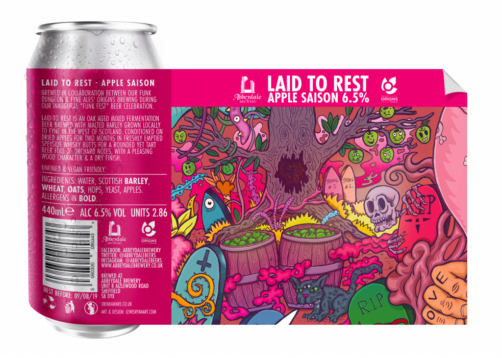 Abbeydale x Origins Fyne Ales - Laid to Rest - Craft Beer Can Mockup
