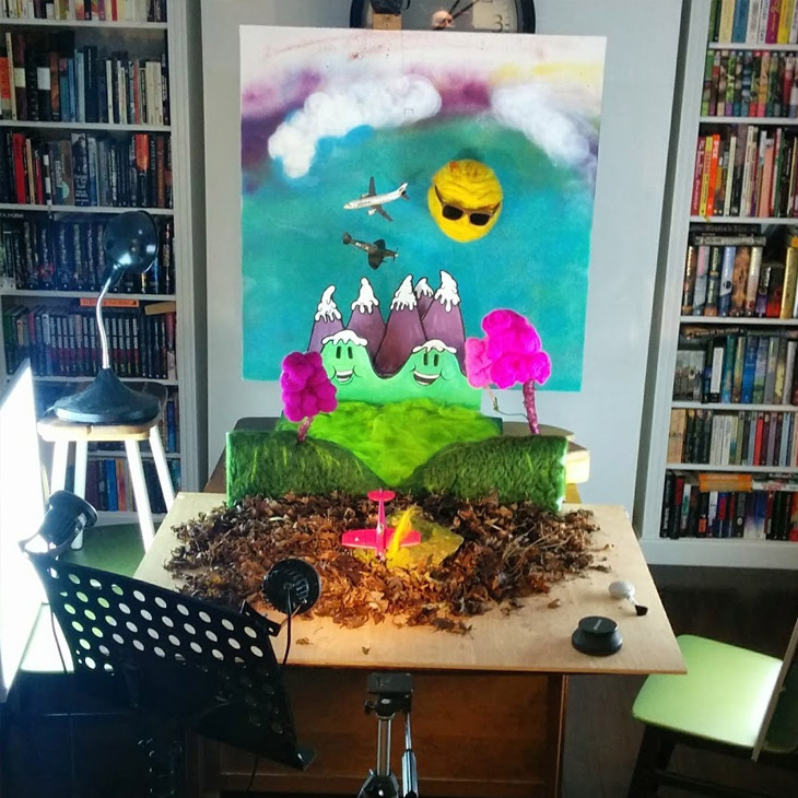 Crash Land - Long Story Short - Album Cover Art - The set up