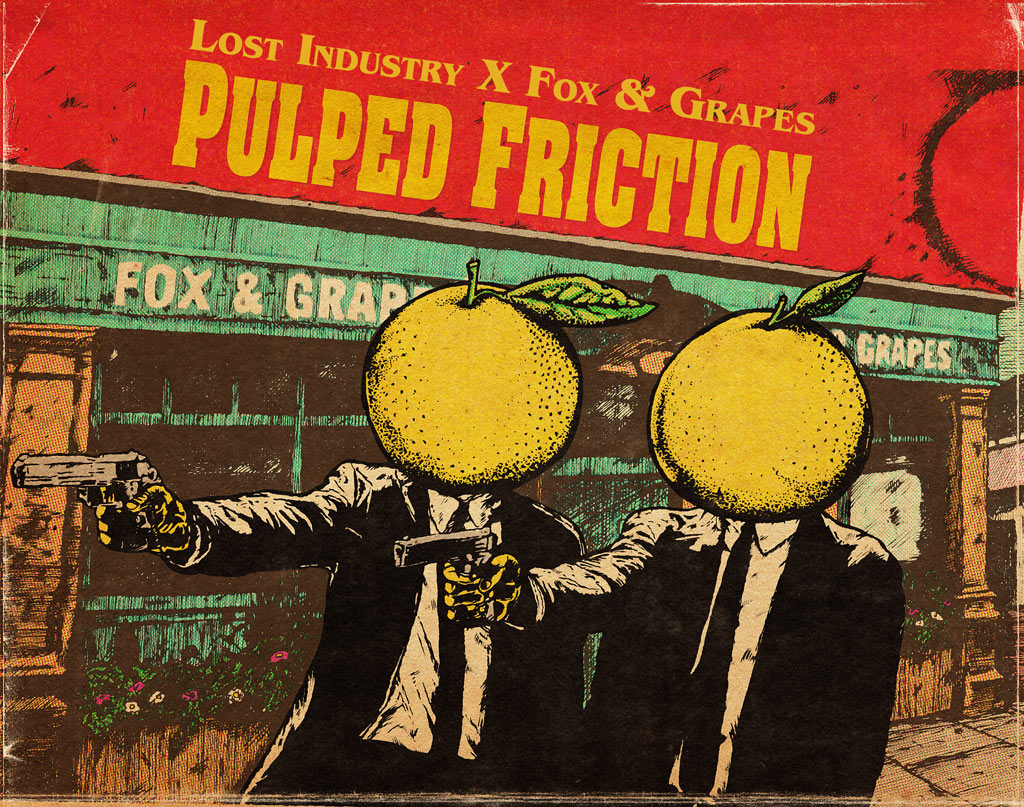 Lost Industry Brewing x Fox & Grapes - Pulped Friction