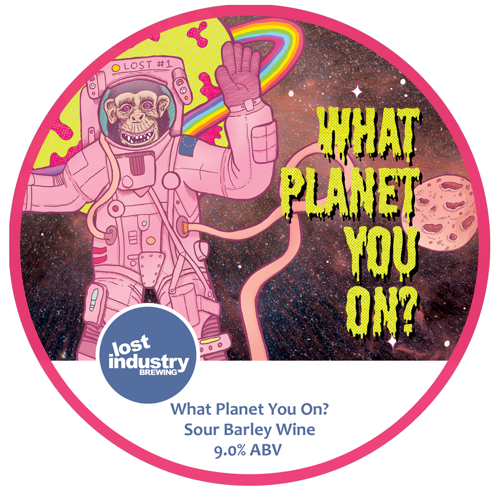 Lost Industry Brewing Co - What Planet You On? Sour Barley Wine Tap Keg