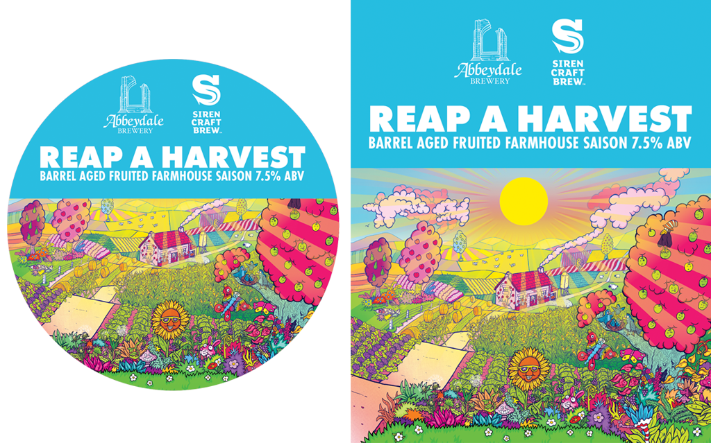 Abbeydale x Siren - Reap a Harvest Tap Signs