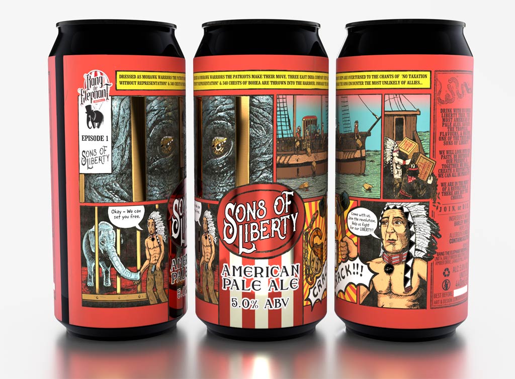 Band the Elephant Episode 1 - Sons of Liberty Can Mockup