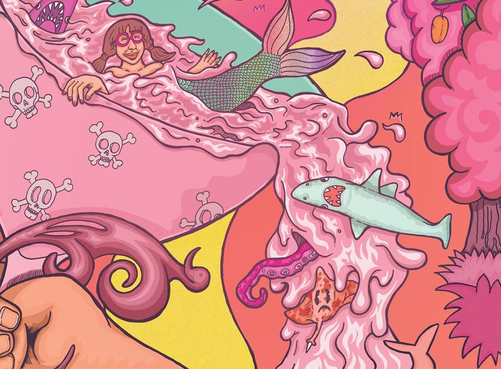 Abbeydale Brewery - Splash it All Over - Brut IPA Illustration