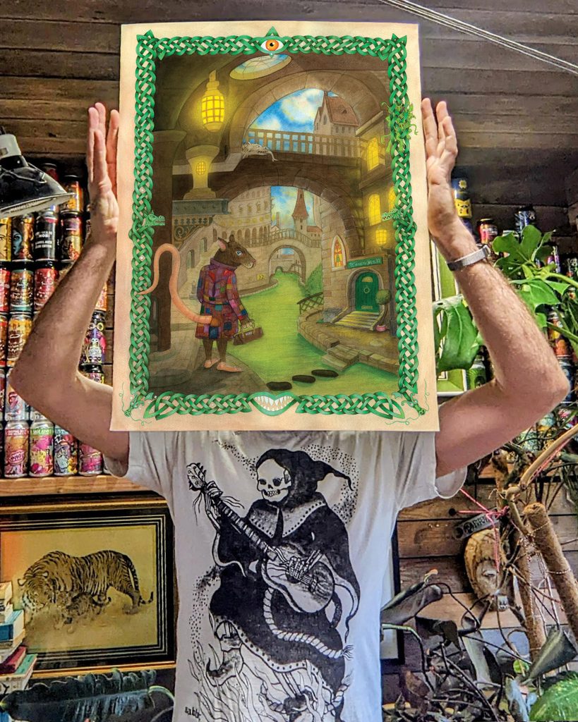 The Rat Pied Piper - illustration from The Rat Pied Piper